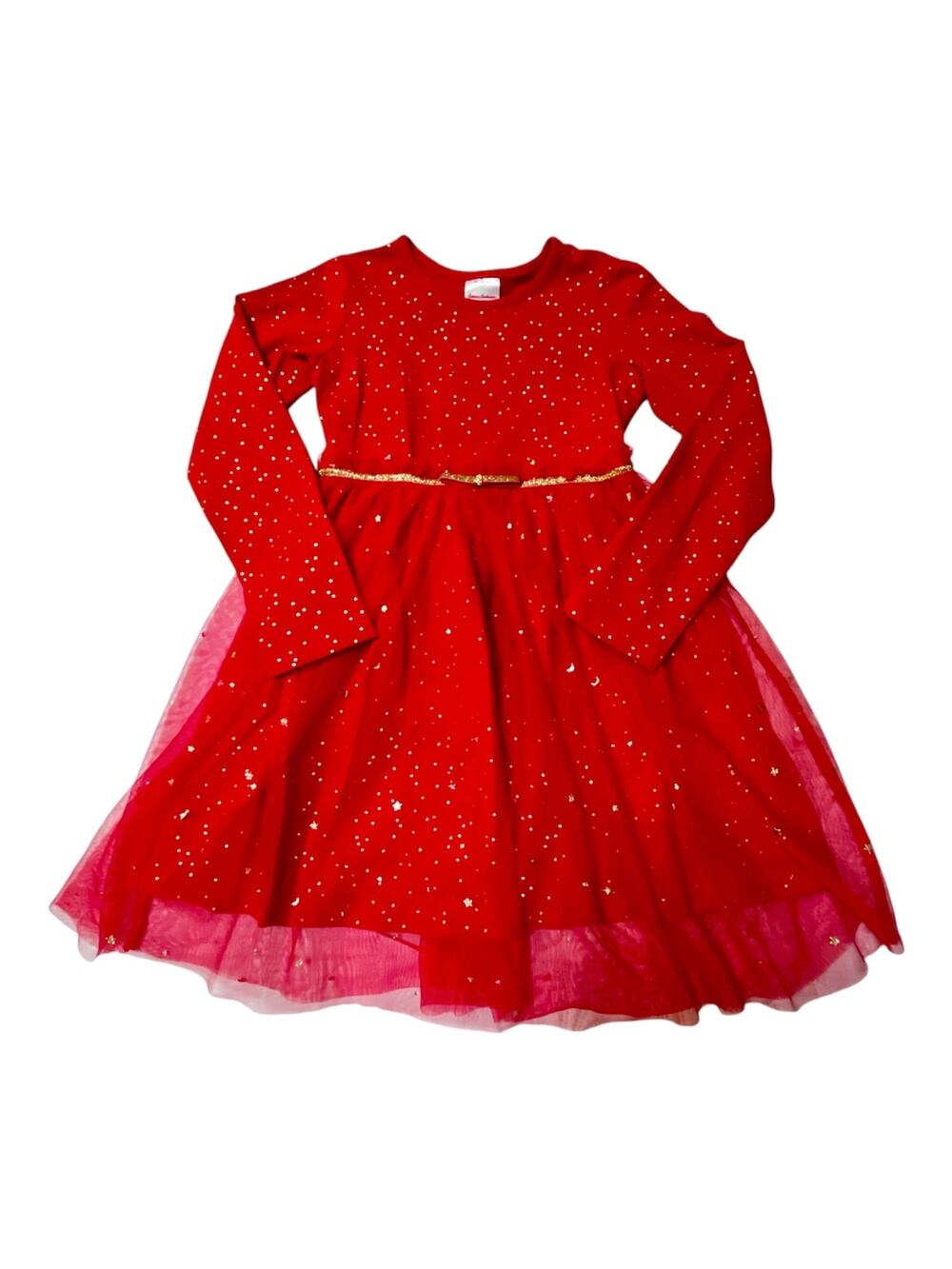 Hanna Andersson Shimmer Star Tulle Dress Size 5